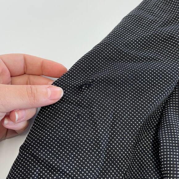 Boss Hugo Boss Blazer Womens Small Black White Check Jorita Suit Jacket Wool - Picture 9 of 9